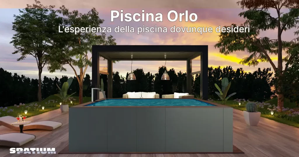 Piscine fuoriterra inseribili facilmente in qualsiasi ambiente architettonico, interno oppure un giardino esterno, creando eleganza.