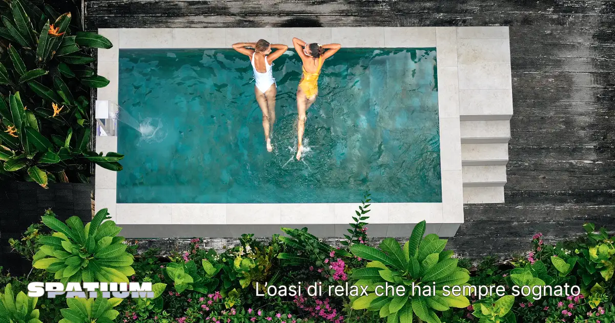 Piscine fuoriterra relax | Preparati all’estate grazie alle Piscine fuori terra Spatium, protagoniste di esperienze multisensoriali.