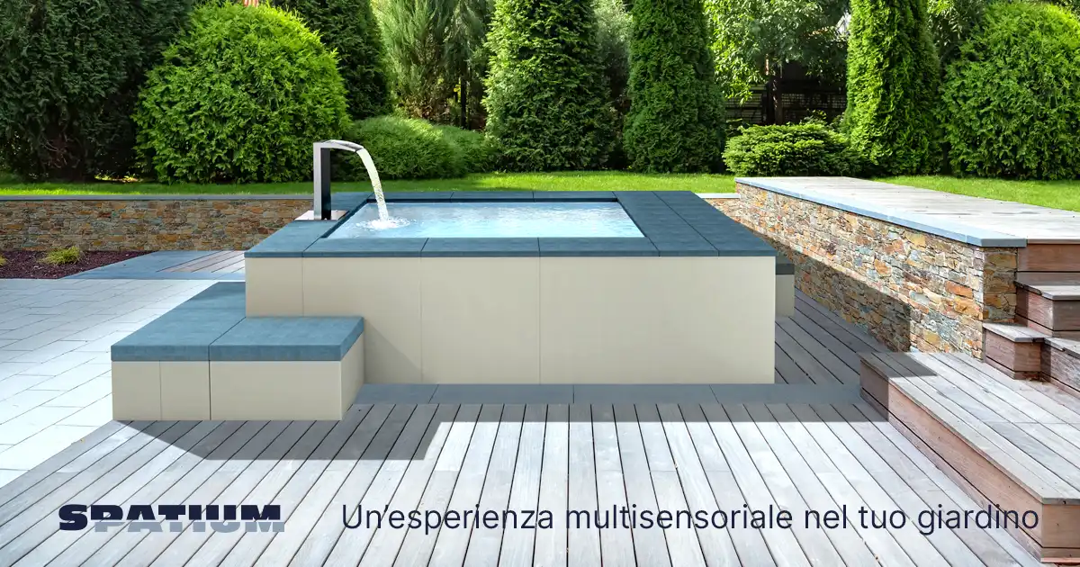 Piscine fuori terra di design | Spatium unisce la comodità ad un design ricercato e personalizzabile nei dettagli.