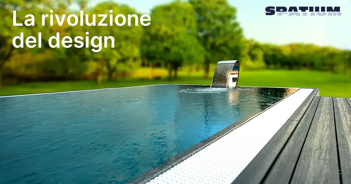 Piscine di design | La linea di piscine fuori terra Spatium dona eleganza, trasformando gli spazi in esperienze multisensoriali.
