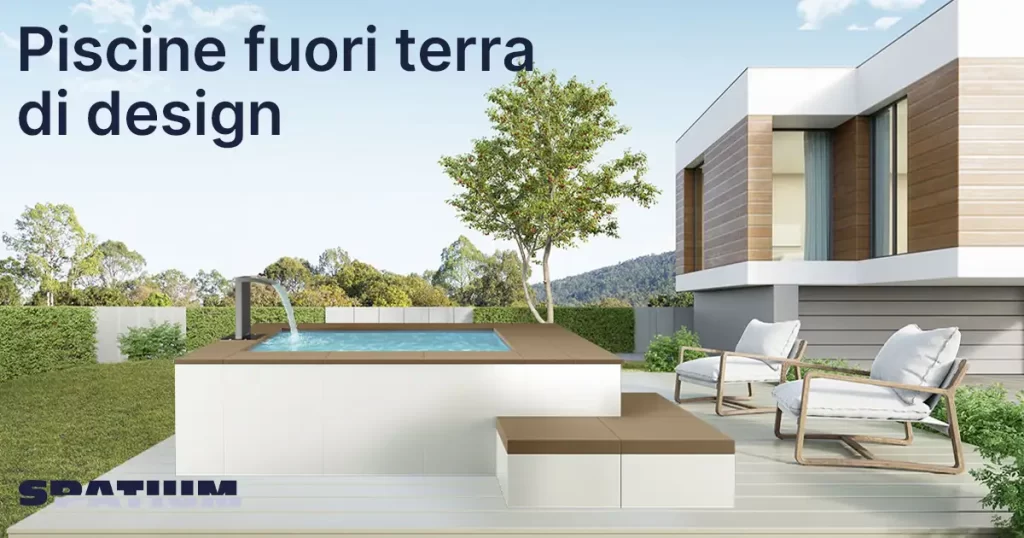 Piscine fuori terra di design | Progettata con strumenti di personalizzazione per rispondere ad ogni richiesta in termini di stile.
