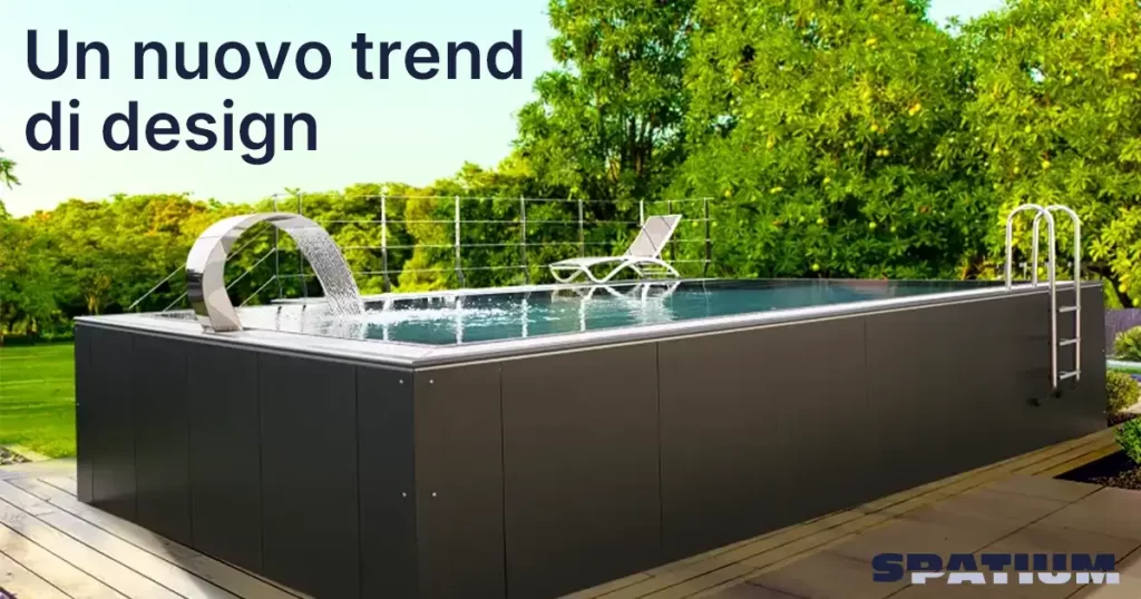 Piscine per benessere | Spatium rivoluzioa il design delle classiche piscine fuori terra con soluzioni eleganti e versatili.