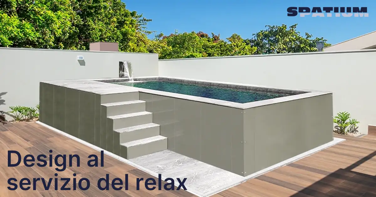 Piscine fuori terra di design | Dove il design incontra il relax per dare vita ad un angolo di puro benessere.