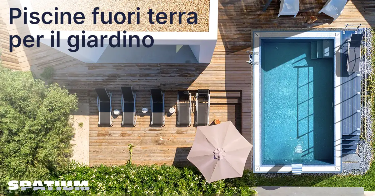 Piscine fuori terra per il giardino | Planar, la piscina fuori terra per il giardino che unisce design di alto livello a benessere e relax.