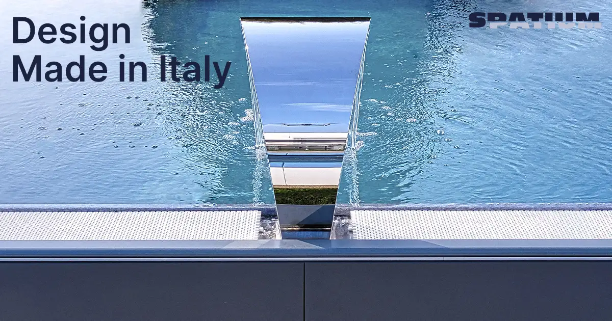 Design Made in Italy | Spatium rivoluziona il design delle piscine fuori terra creando ambienti eleganti e di classe dedicati al relax.