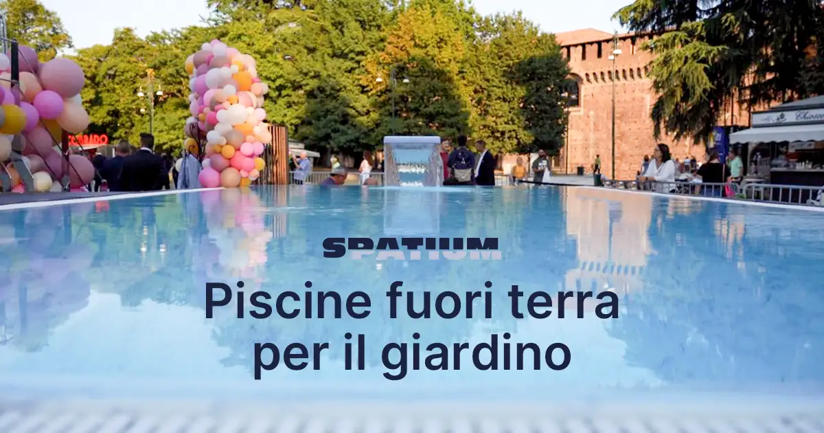 Piscine fuori terra per il giardino | Trasforma il tuo giardino in un luogo di relax e benessere con le nostre piscine fuori terra di design.