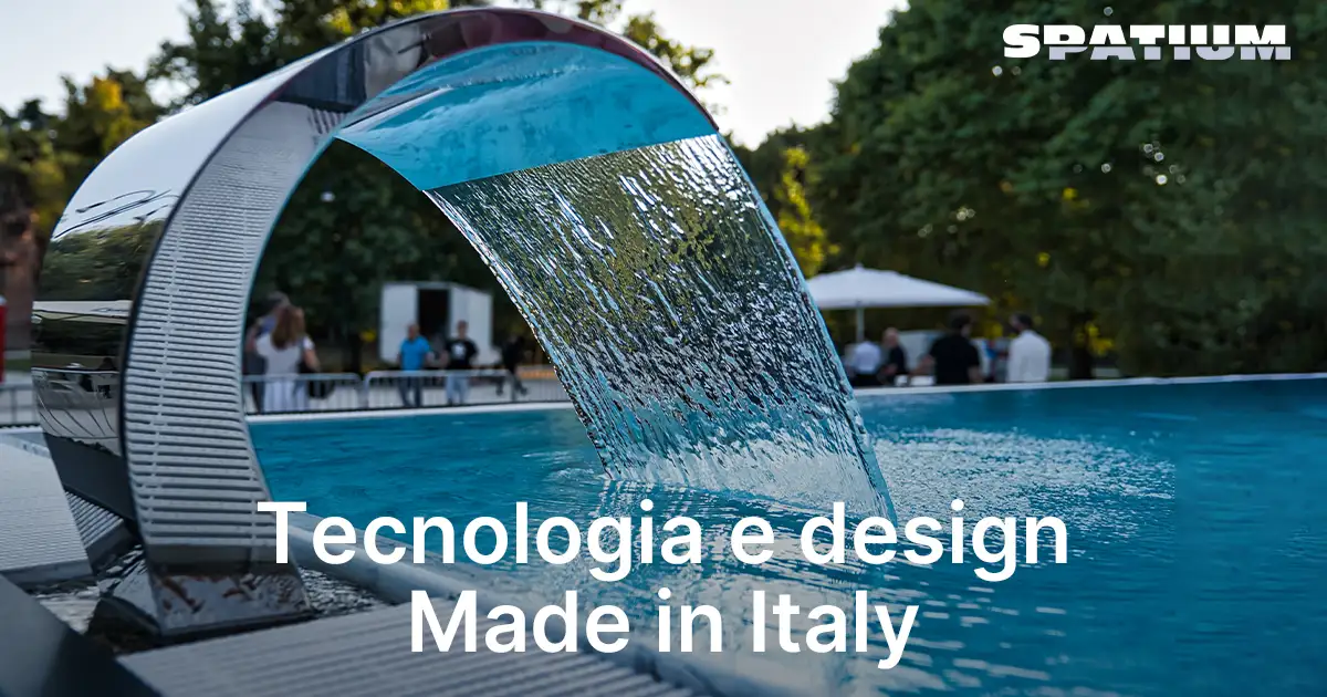 Piscine dal design Made in Italy | Le piscine autoportanti fuori terra Spatium sono nate dalla costante ricerca tecnologica dell’azienda