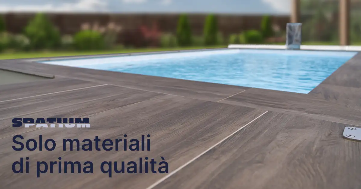 Piscine autoportanti | Utilizziamo solo materiali di prima qualità che danno vita ad un ambiente di benessere unico ed elegante.